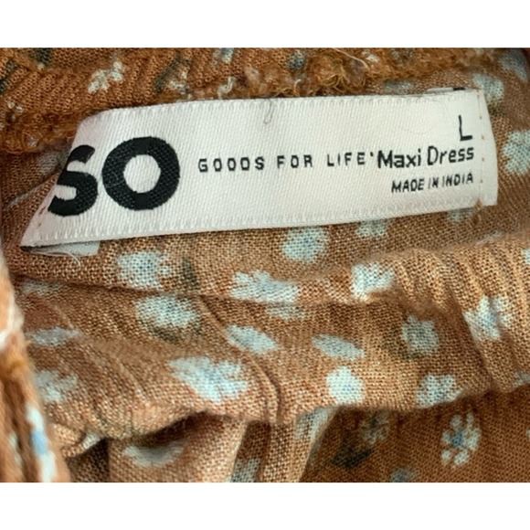 So Good For Life Prairie Floral, Cut Out Maxi Dress Adjustable Straps Size Large - Picture 8 of 9